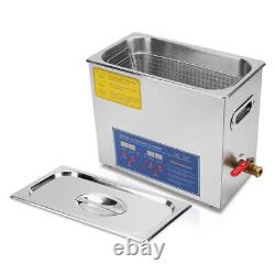 3L Stainless Steel Electric Ultrasonic Cleaner with Heater Digital Timer JPS-20A