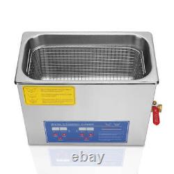 3L Stainless Steel Electric Ultrasonic Cleaner with Heater Digital Timer JPS-20A