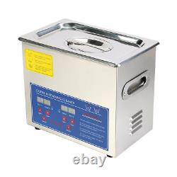 3L Stainless Steel Electric Ultrasonic Cleaner with Heater Digital Timer JPS-20A