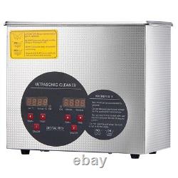 3L Stainless Steel Industry Sonic Heated Ultrasonic Cleaner Heater withTimer Tool