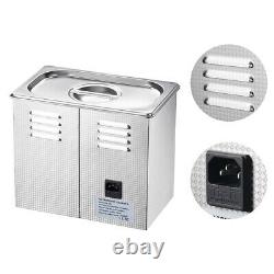 3L Stainless Steel Industry Sonic Heated Ultrasonic Cleaner Heater withTimer Tool