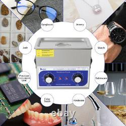 3L Stainless Steel Ultrasonic Cleaner Industry Heated Timer 40 KHz Washing Tool