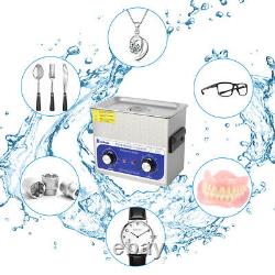 3L Stainless Steel Ultrasonic Cleaner Industry Heated Timer 40 KHz Washing Tool