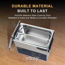 3L Ultrasonic Cleaner, One-Touch Cleaning, Heating, Dual-Frequency, Sweep Fre