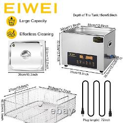 3L Ultrasonic Cleaner Stainless Steel Industry Heated Heater Jewelry with Timer