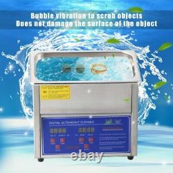 3l Commercial Ultrasonic Cleaner Industrial Heating Jewelry Glasses with Timer