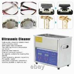 3l Commercial Ultrasonic Cleaner Industrial Heating Jewelry Glasses with Timer