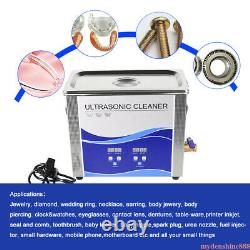 40KHZ 30L 600W Digital Ultrasonic Cleaner Cleaning Machine Heated Heater Basket