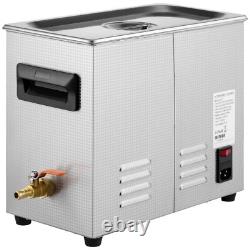 40KHz 6L Upgraded Ultrasonic Cleaner 400W Heater 180W Ultrasonic with Heater Timer