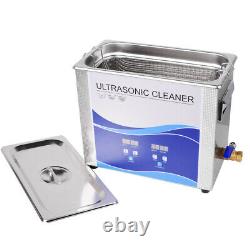6.5L 300W Heated Digital Stainless Steel Ultrasonic Cleaner Heating Dental Tools