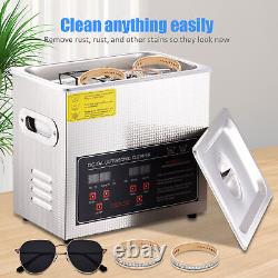 6.5L Digital Ultrasonic Cleaner Professional Cleaner with Digital Timer & heater