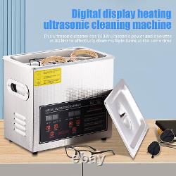 6.5L Digital Ultrasonic Cleaner Professional Cleaner with Digital Timer & heater