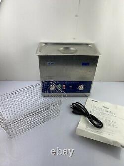 6.5L Knob Control Ultrasonic Cleaner Sonic Wave Heated Timer Model DSD150A2Q