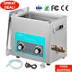 6 L Knob Ultrasonic Cleaner Stainless Steel with Heater & Timer Jewelry Glasses