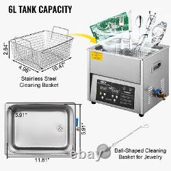 6000ml Ultrasonic Cleaner Cleaning Equipment Industry Heated With Timer Heater