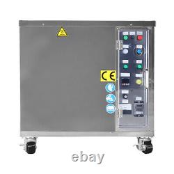 6Gal, Industrial Ultrasonic Cleaner, 22.5L, 1200W 28kHz, with Heated, CE, FCC ce