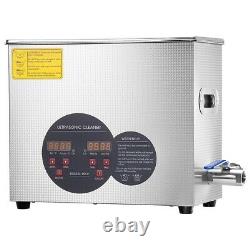 6L 400W Ultrasonic Cleaner Cleaning Equipment Industry Heated With Timer Heater