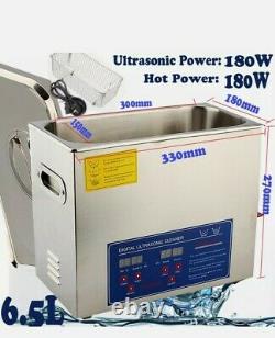 = 6L Commercial Timer Heat Digital Ultrasonic Cleaner Tank clean +! 21