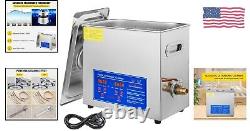 6L Commercial Ultrasonic Cleaner with Digital Timer & Heater Advanced Clean