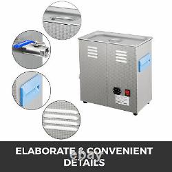 6L Digital Ultrasonic Cleaner with Heater 28/40KHz Cavitation Large Heating