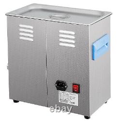 6L Digital Ultrasonic Cleaner with Heater 28/40KHz Cavitation Large Heating