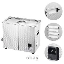 6L Digital stainless steel Ultrasonic Cleaner timer Fast heating Rust-resistant