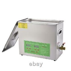 6L Professional Digital Ultrasonic Cleaner Machine with Timer Heated Cleaning