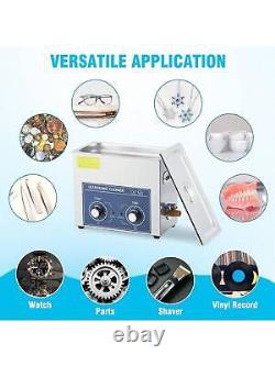 6L Professional Ultrasonic Cleaner, Timer&Heater, 40kHz, 110V, For Industrial Parts