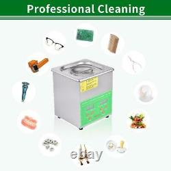 6L Stainless Steel Ultrasonic Cleaner Heater Heated Cleaning Machine with Timer