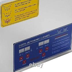 6L Ultrasonic Cleaner Cleaning Equipment Liter Heated With Timer Heater US 110V