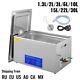 6L Ultrasonic Cleaner Cleaning Equipment Liter Industry Heated With Timer