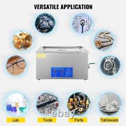 6L Ultrasonic Cleaner Cleaning Equipment Liter Industry Heated With Timer