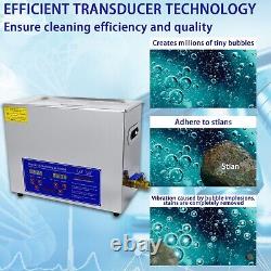 6L Ultrasonic Cleaner Heater with Timer Ultrasonic Cleaning Machine