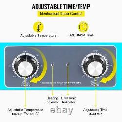 6L Ultrasonic Cleaner Stainless Steel Heater Timer for Jewelry Watch Glasses