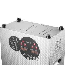 6L Ultrasonic Cleaner Stainless Steel Industry Heated Heater with Digital Timer