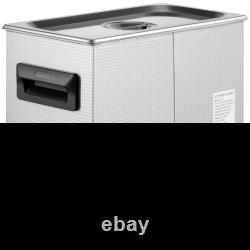 6L Ultrasonic Cleaner with Digital Timer & Heater 400W Heater, 180W Ultrasonic