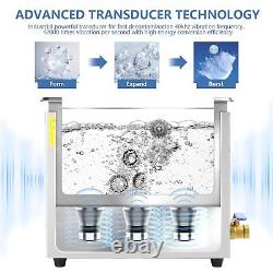 6L Ultrasonic Cleaner with Large Capacity with Heating and Time Setting 180 W