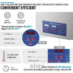 6L Ultrasonic Cleaner with Timer Heating Machine Digital Sonic Cleaner