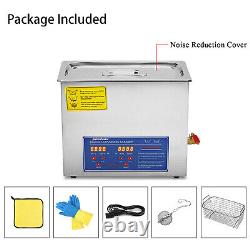 6L Ultrasonic Cleaner with Timer Heating Machine Digital Sonic Cleaner