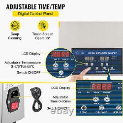 8 Gal Ultrasonic Cleaner Digital Timer Heater Degas Temp Dual Frequency 28/40Khz