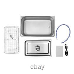 800W 30L Ultrasonic Cleaner Cleaning Equipment Bath Tank withTimer Heated 28/40Khz