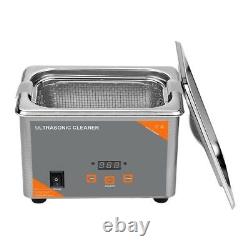 800ml Ultrasonic Cleaner 35W Stainless Steel Industry Heated Heater Timer Degas