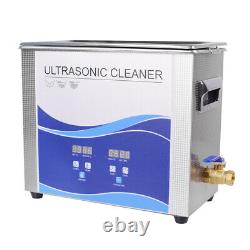 A 30L 600W Ultrasonic Cleaner 600W Heating Power Stainless Steel Basket US Stock