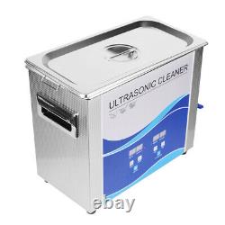 A 30L 600W Ultrasonic Cleaner 600W Heating Power Stainless Steel Basket US Stock