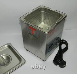 AG Precision' Digital Ultrasonic Cleaner with Heater & Timer 2 Ltr Capacity