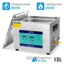 AIPOI 30L Ultrasonic Cleaner Cleaning Equipment Liter Industry Heated With Timer