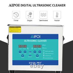 AIPOI Stainless Steel Industry Ultrasonic Cleaner 3.2L Heated Heater withTimer