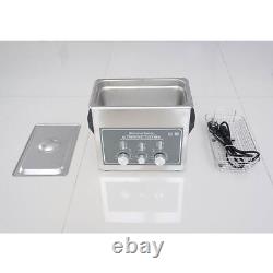 AOG 110V Stainless Steel 3L Industry Heated Ultrasonic Cleaner Heater Timer New