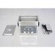 AOG 110V Stainless Steel 3L Industry Heated Ultrasonic Cleaner Heater Timer New