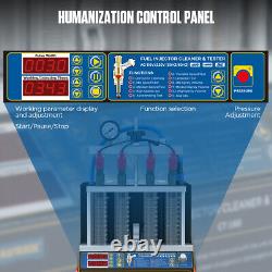 AUTOOL Fuel Injector Tester 4-Cyliner Ultrasonic Cleaner Machine Car Motorcyle
